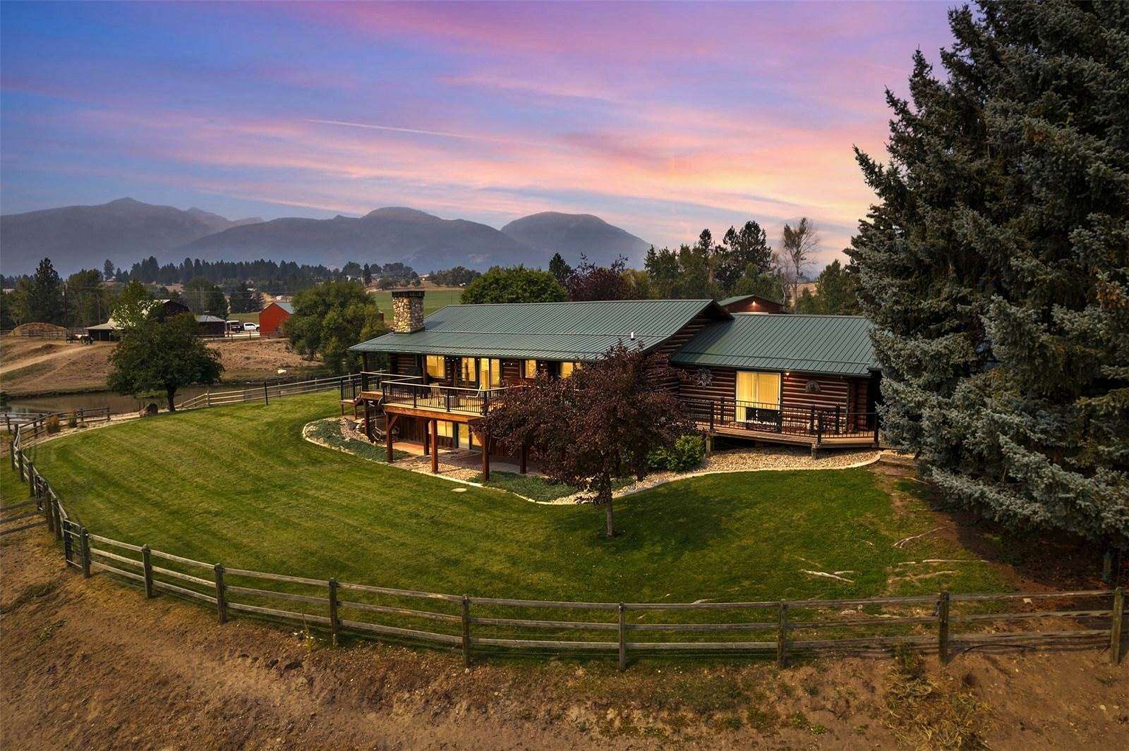 9.27 Acres of Land with Home for Sale in Victor, Montana