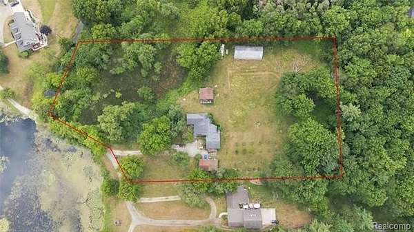 5 Acres of Land with Home for Sale in Lake Orion, Michigan