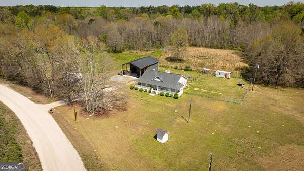 10.8 Acres of Land with Home for Sale in Meansville, Georgia