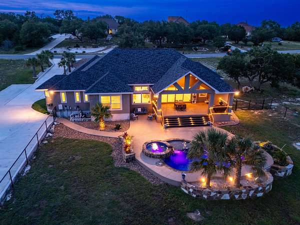4.44 Acres of Land with Home for Sale in Spring Branch, Texas