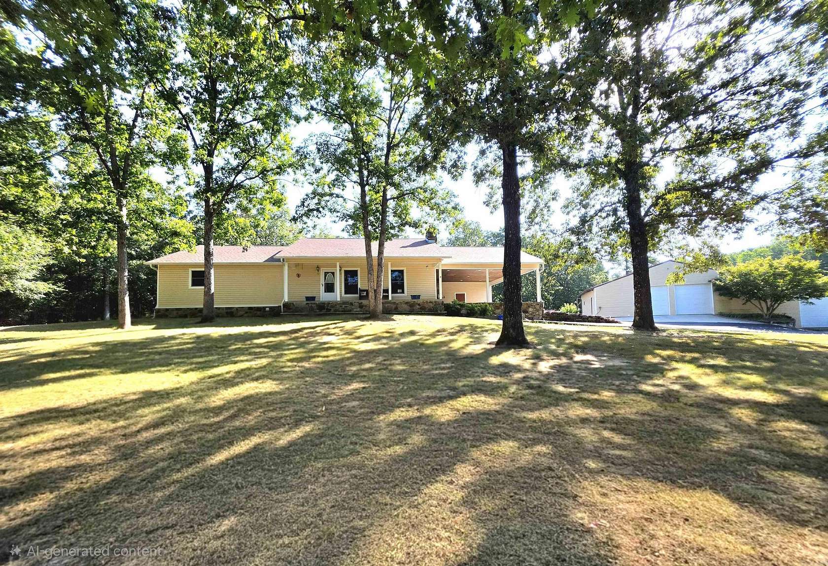 3 Acres of Land with Home for Sale in Tumbling Shoals, Arkansas