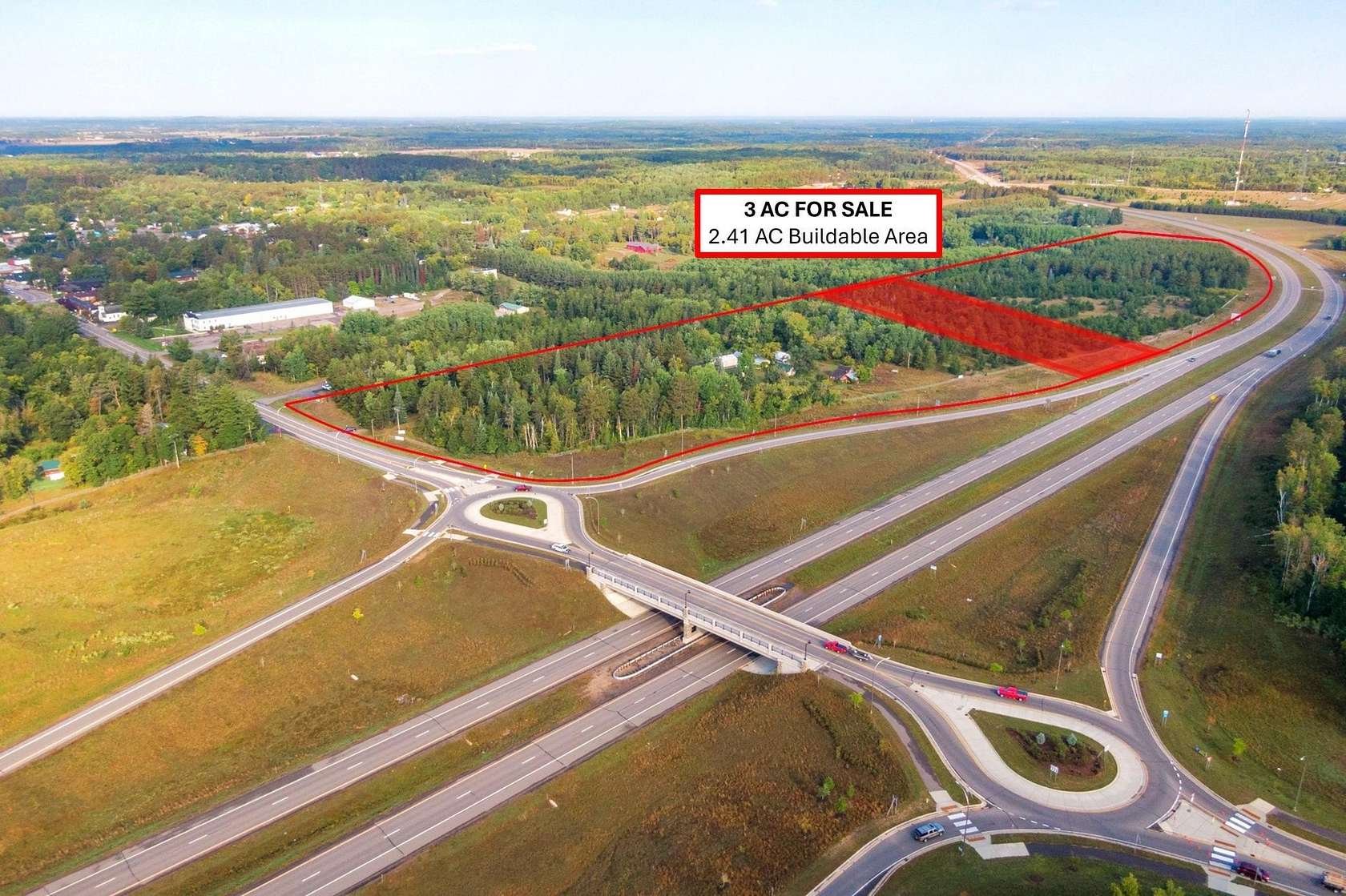 3 Acres of Commercial Land for Sale in Pequot Lakes, Minnesota