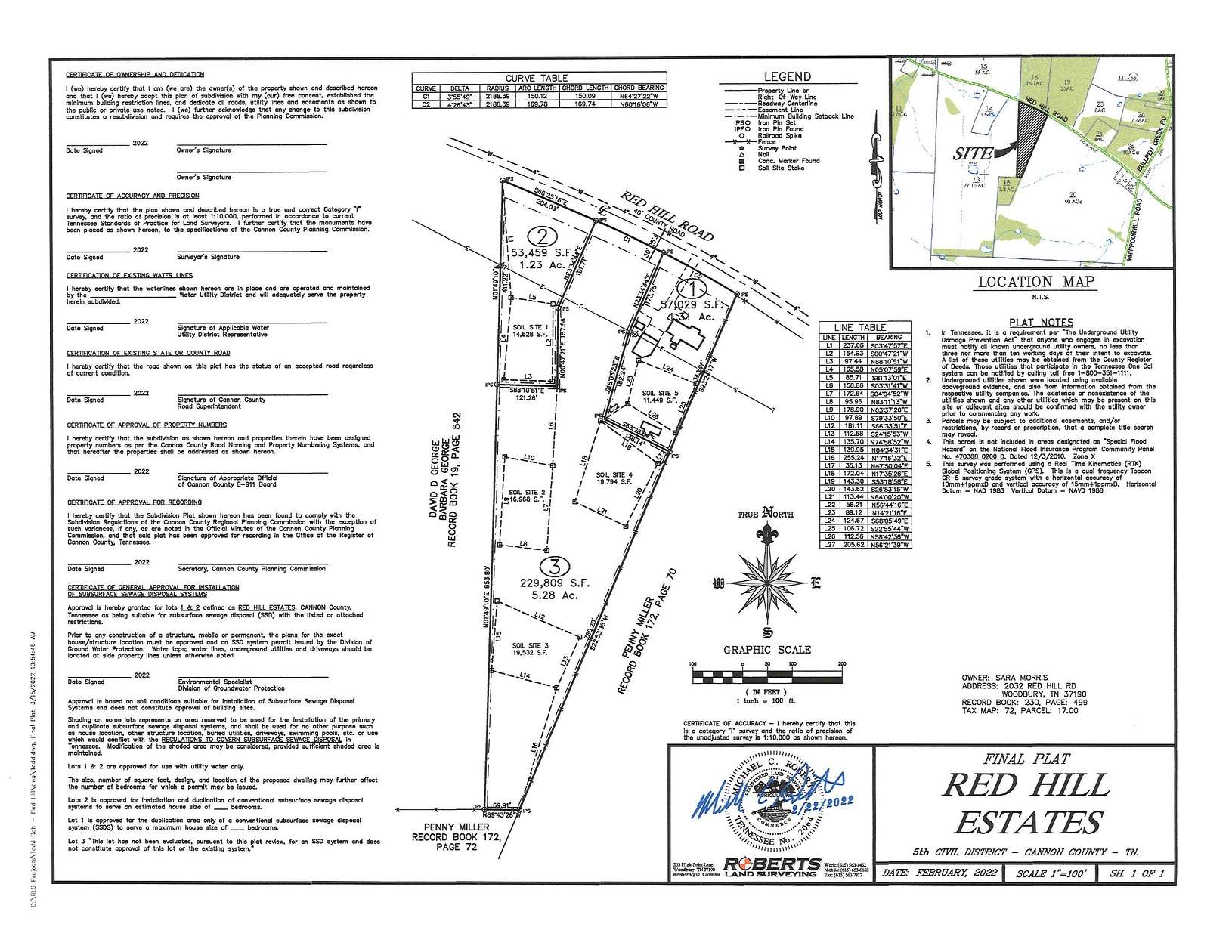 5.28 Acres of Land for Sale in Woodbury, Tennessee