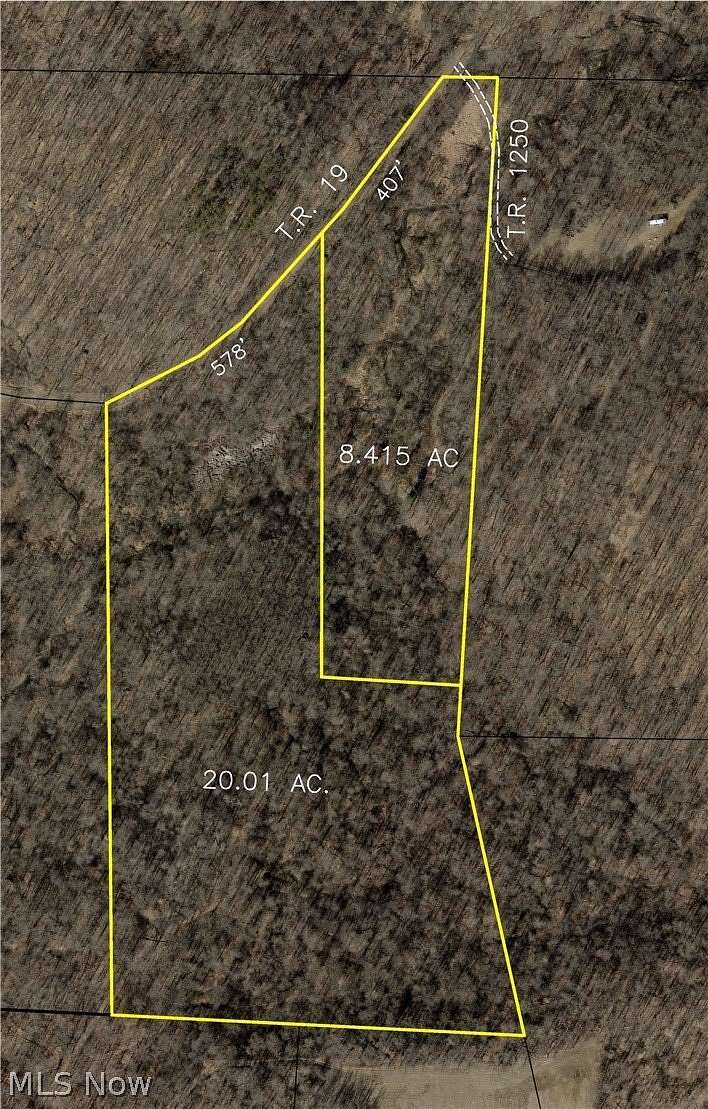 8.42 Acres of Land for Auction in Warsaw, Ohio