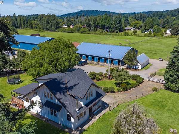 20.3 Acres of Agricultural Land with Home for Sale in Brush Prairie, Washington