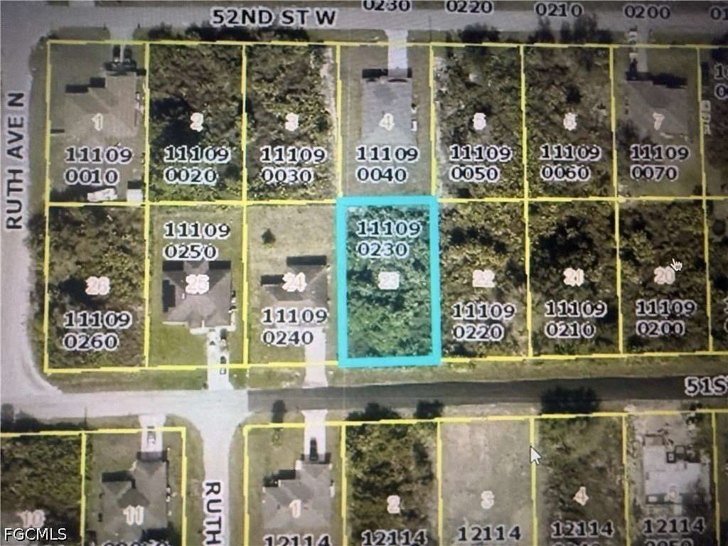 0.25 Acres of Residential Land for Sale in Lehigh Acres, Florida