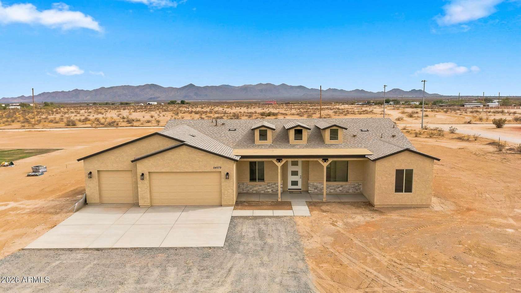 1.7 Acres of Land with Home for Sale in Wittmann, Arizona