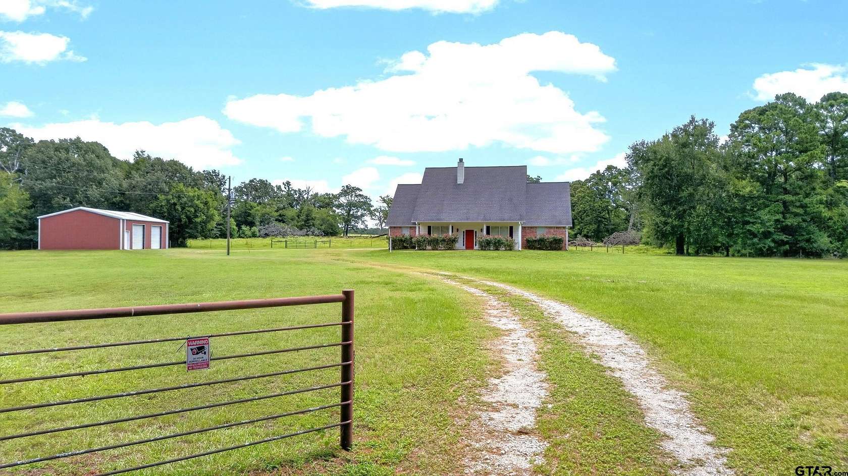 12.1 Acres of Land with Home for Sale in Troup, Texas