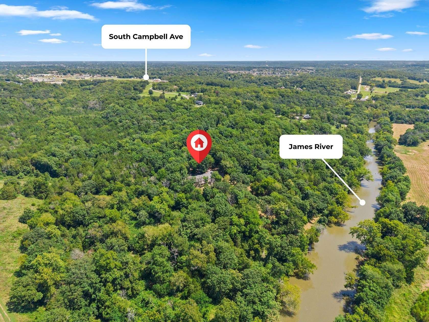 4.2 Acres of Land with Home for Sale in Springfield, Missouri