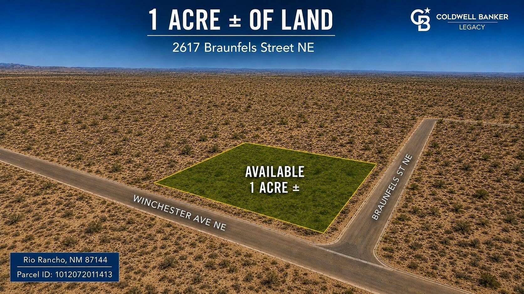 1 Acre of Land for Sale in Rio Rancho, New Mexico