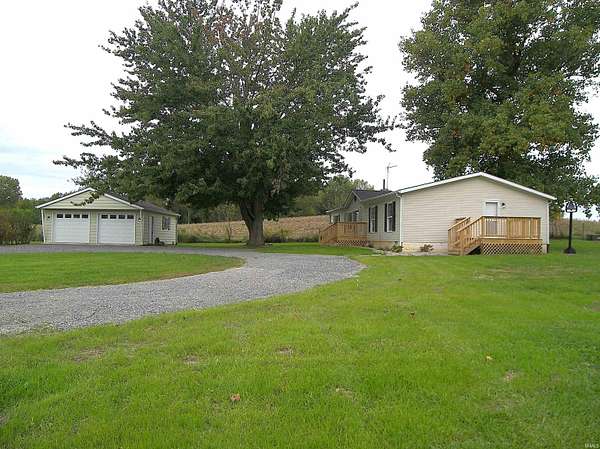 6 Acres of Land with Home for Sale in Claypool, Indiana