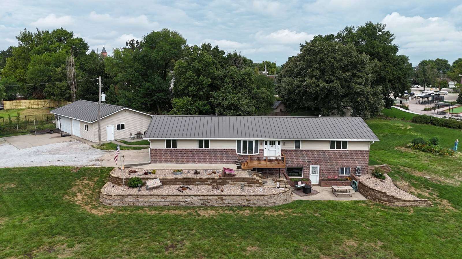 3 Acres of Land with Home for Sale in Aurora, Nebraska
