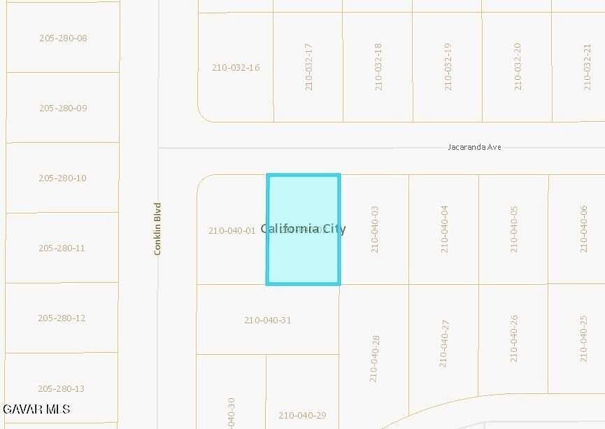 0.24 Acres of Residential Land for Sale in California City, California