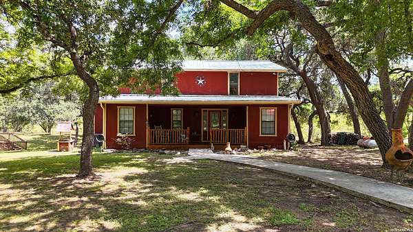 6 Acres of Land with Home for Sale in Leakey, Texas