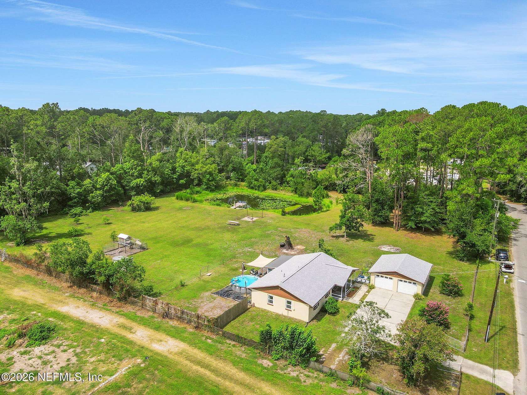 2.4 Acres of Land with Home for Sale in Jacksonville, Florida