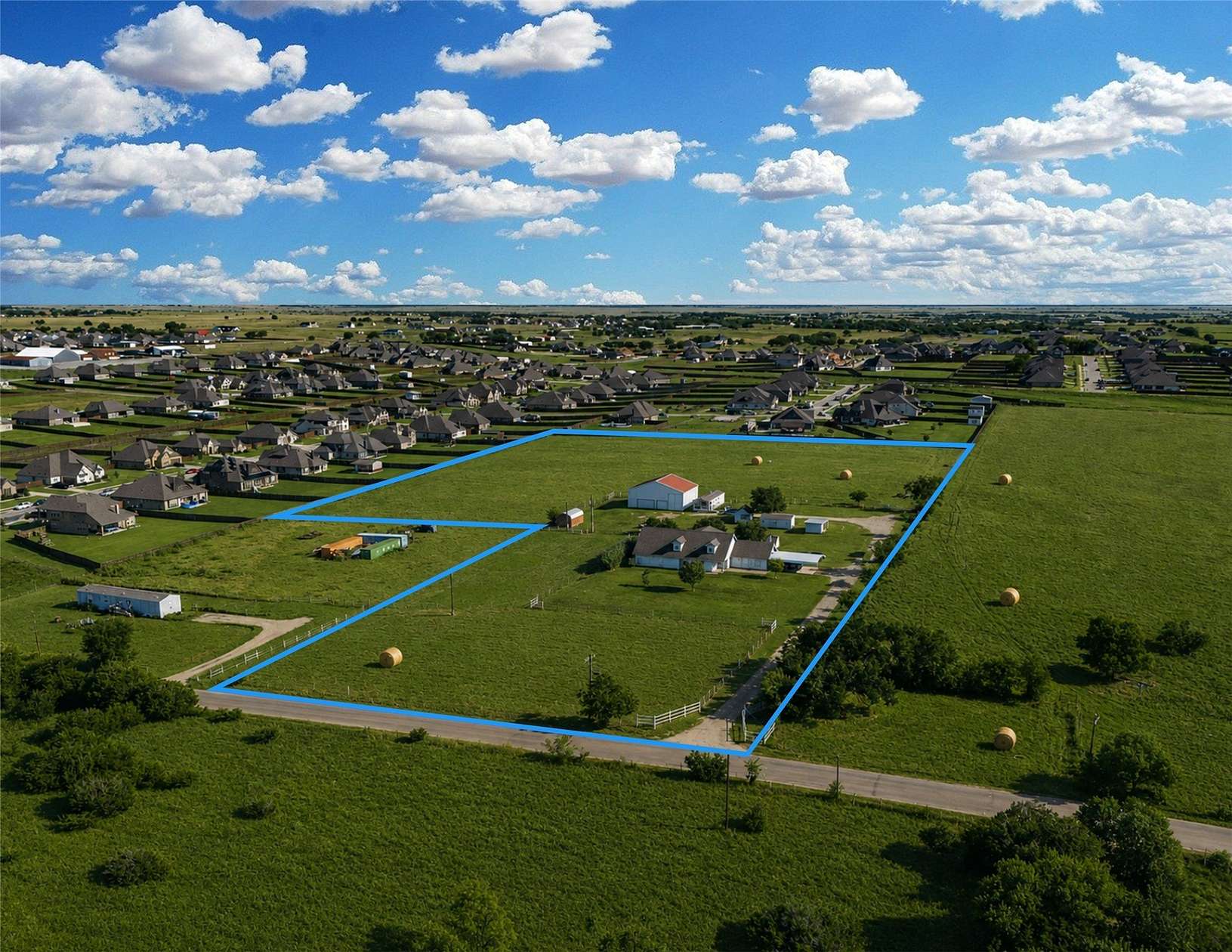 8 Acres of Land with Home for Sale in Godley, Texas