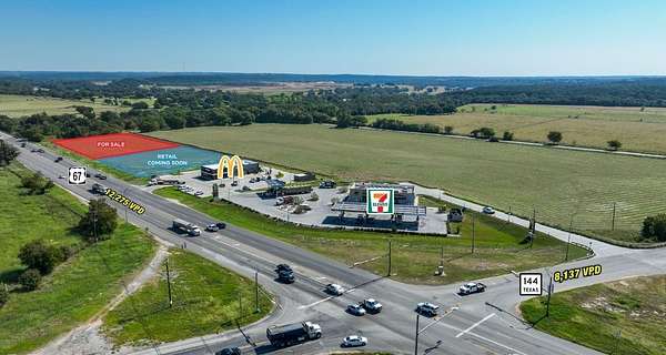 3.26 Acres of Commercial Land for Sale in Glen Rose, Texas