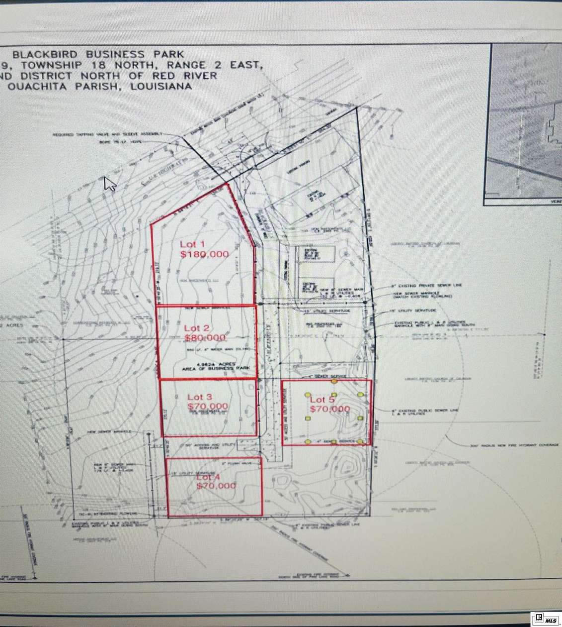 0.62 Acres of Commercial Land for Sale in Calhoun, Louisiana