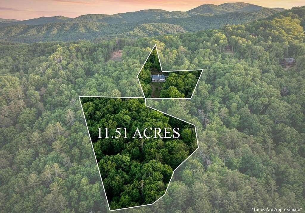 11.5 Acres of Land with Home for Sale in Blue Ridge, Georgia