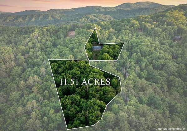 11.5 Acres of Land with Home for Sale in Blue Ridge, Georgia