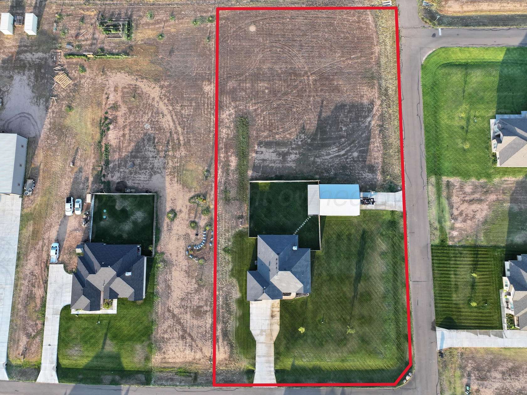 1.5 Acres of Land with Home for Sale in Amarillo, Texas