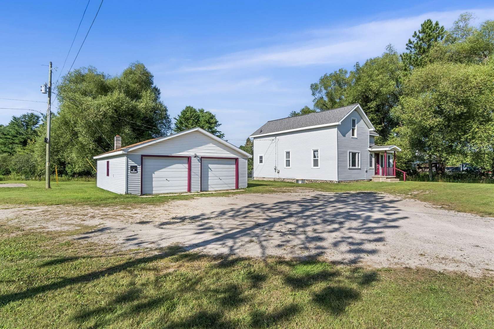 2.5 Acres of Land with Home for Sale in Cheboygan, Michigan