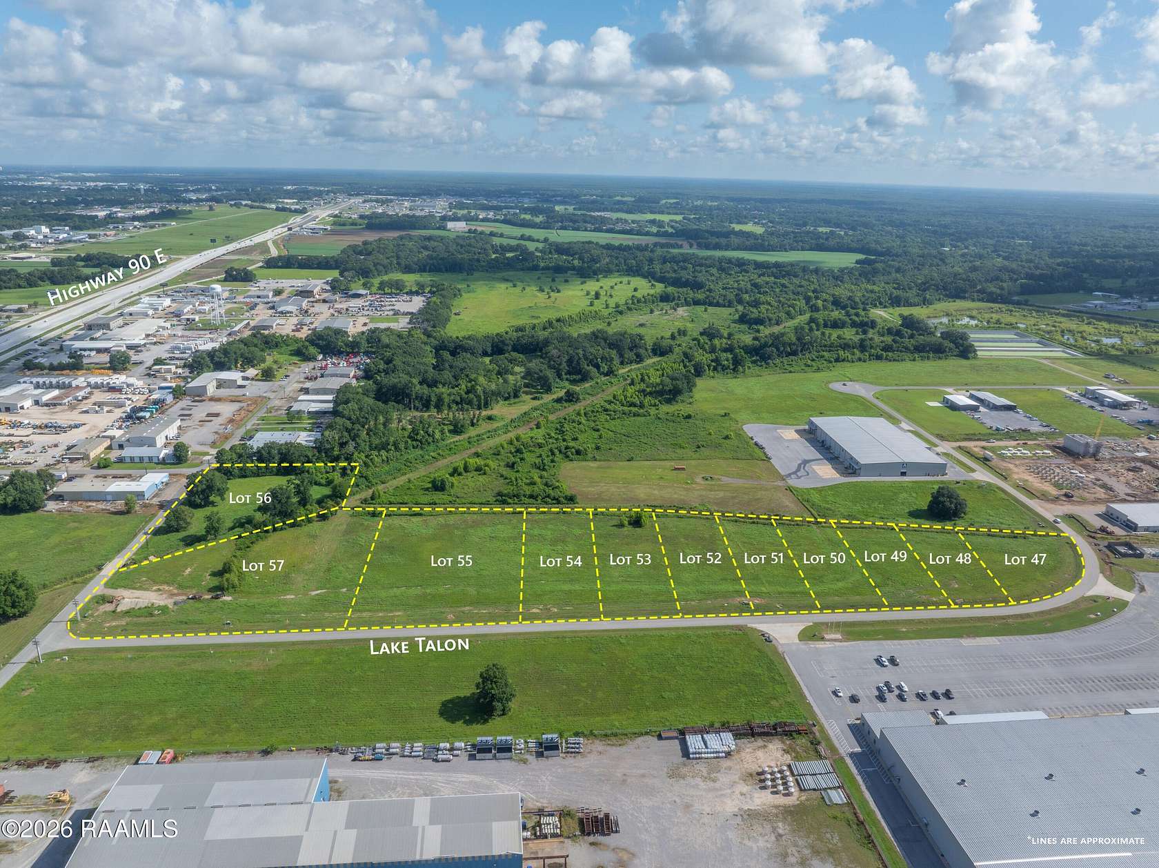 1.39 Acres of Commercial Land for Sale in Broussard, Louisiana