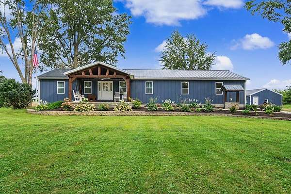 3.58 Acres of Land with Home for Sale in Ashley, Ohio