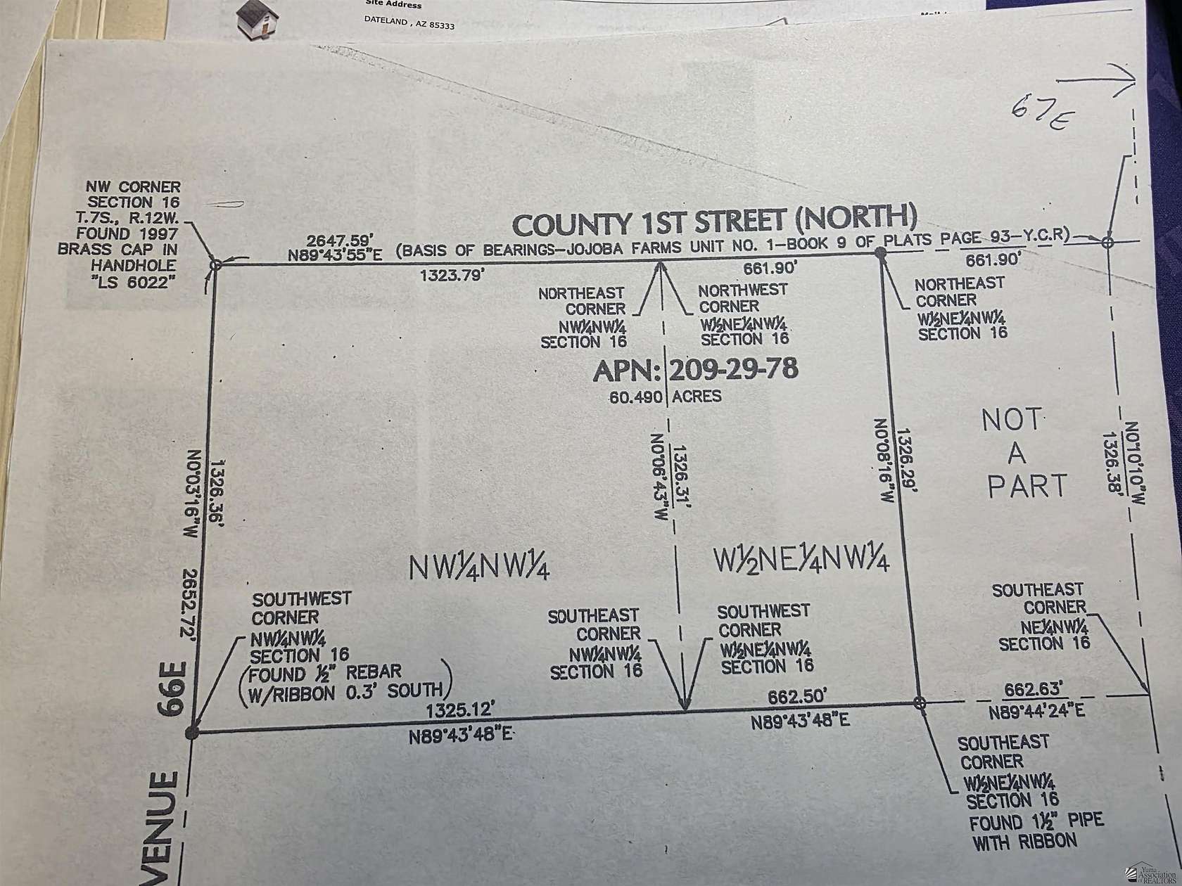 Land for Sale in Dateland, Arizona