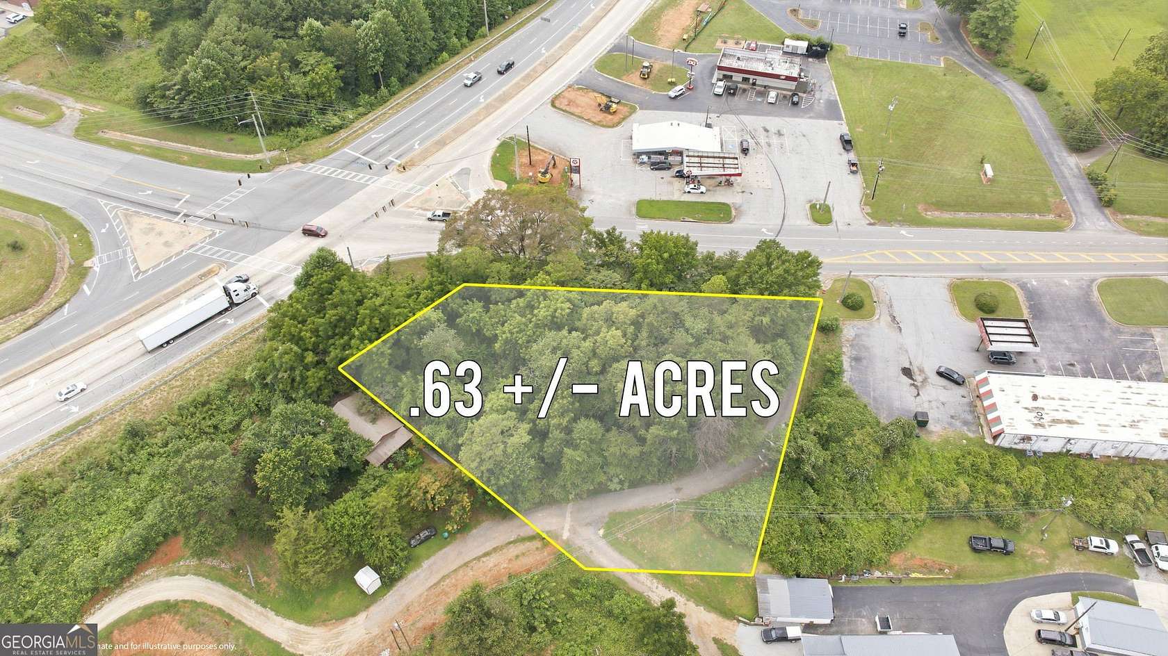 0.63 Acres of Commercial Land for Sale in Baldwin, Georgia