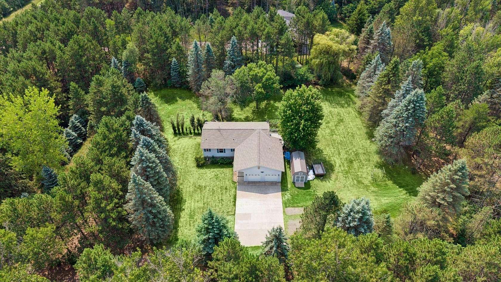 4.7 Acres of Land with Home for Sale in Zimmerman, Minnesota