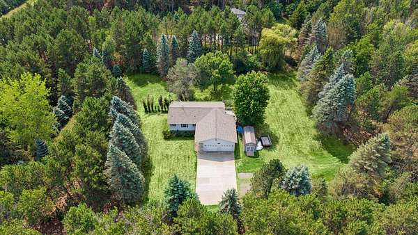 4.7 Acres of Land with Home for Sale in Zimmerman, Minnesota