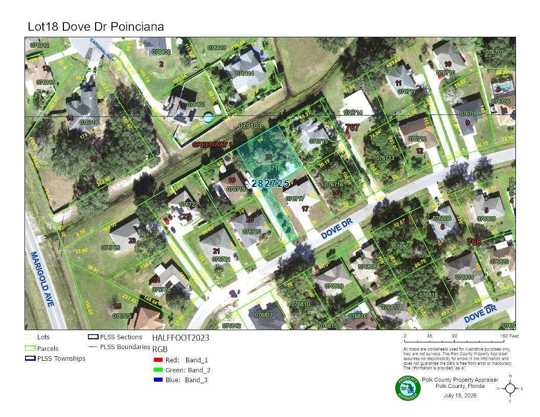 0.22 Acres of Residential Land for Sale in Poinciana, Florida
