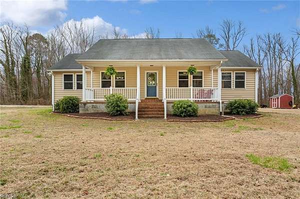 7.22 Acres of Land with Home for Sale in Suffolk, Virginia