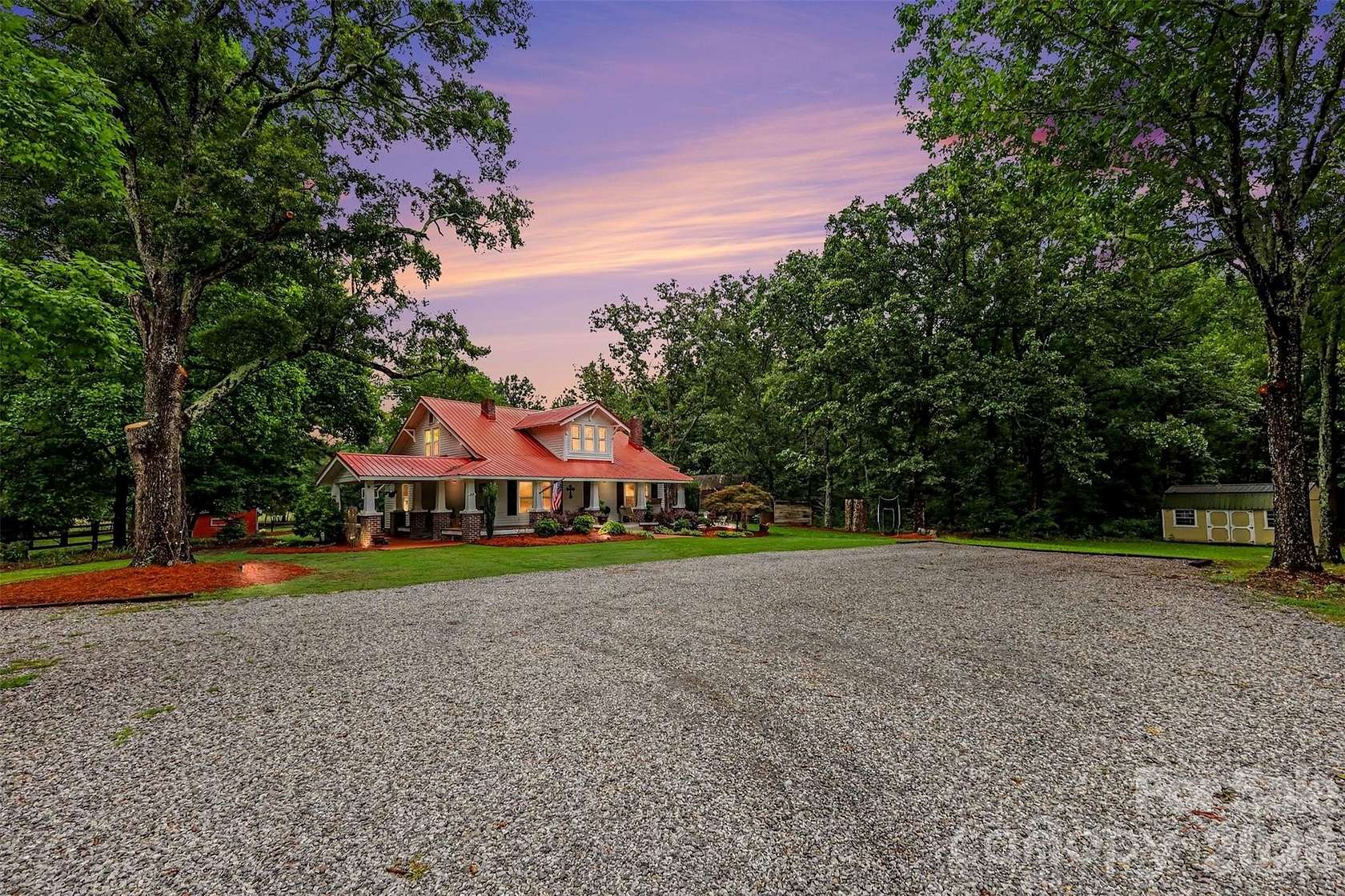 3.18 Acres of Land with Home for Sale in Cherryville, North Carolina