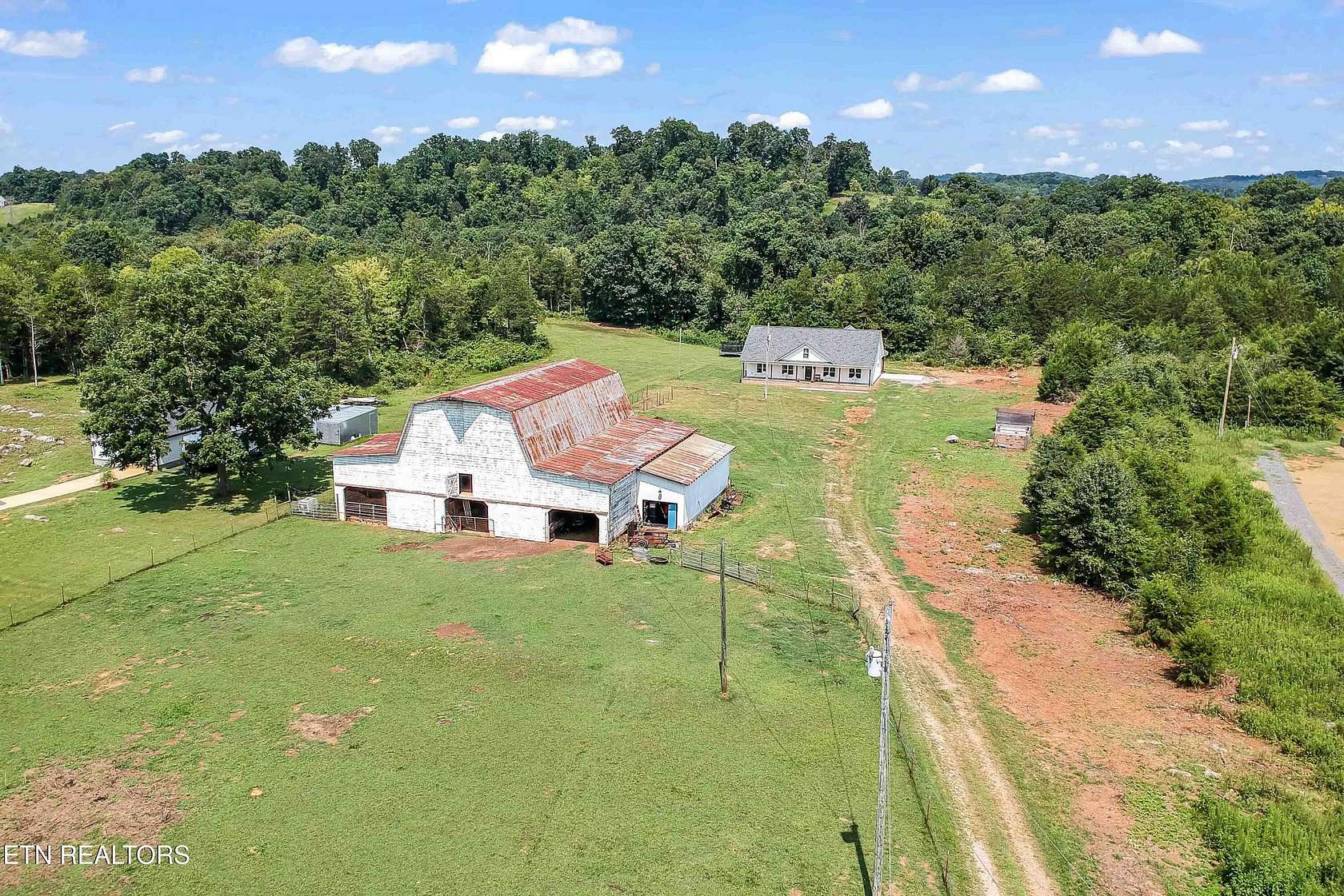 5 Acres of Land with Home for Sale in Dandridge, Tennessee