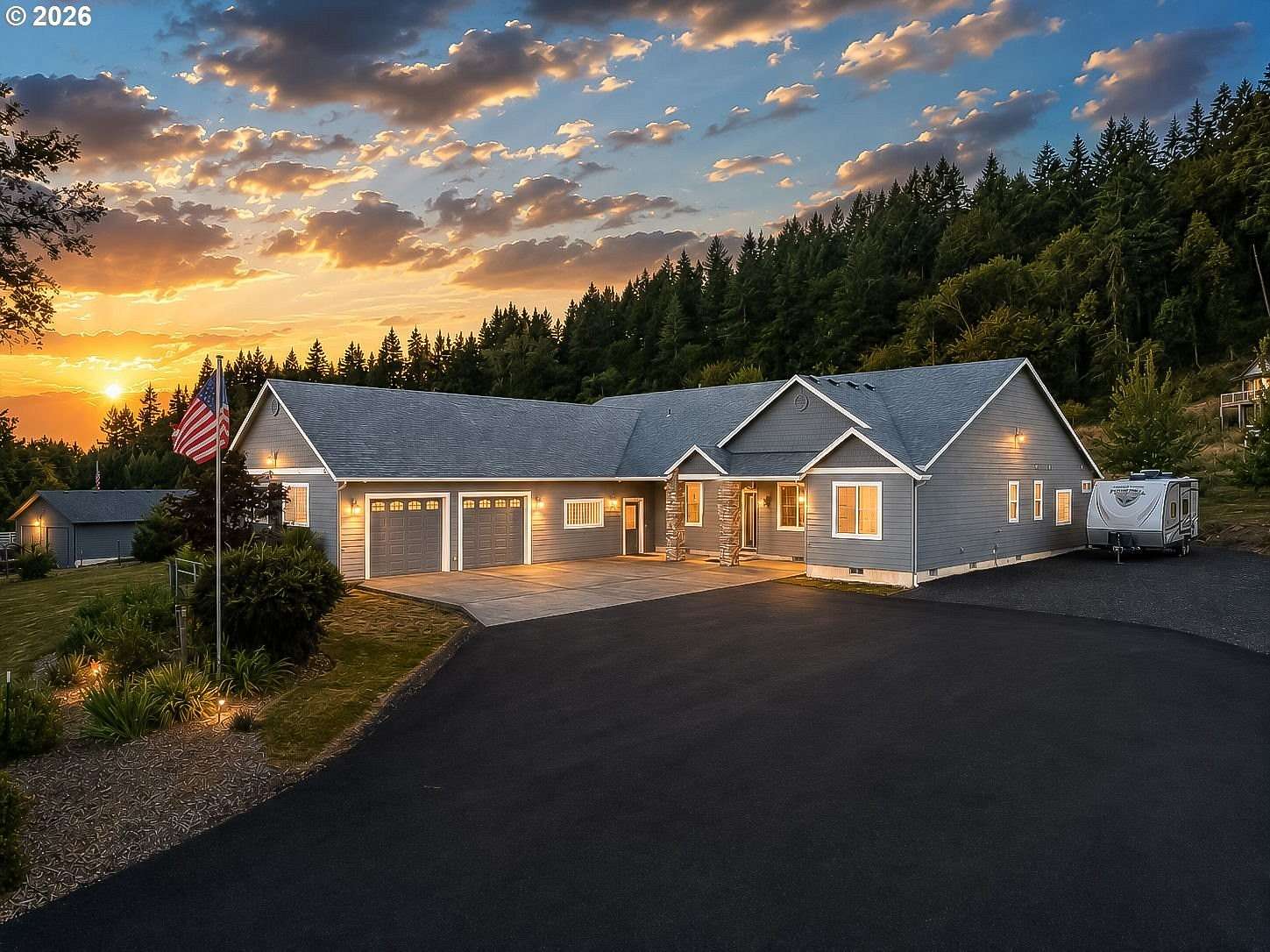 2 Acres of Land with Home for Sale in Woodland, Washington