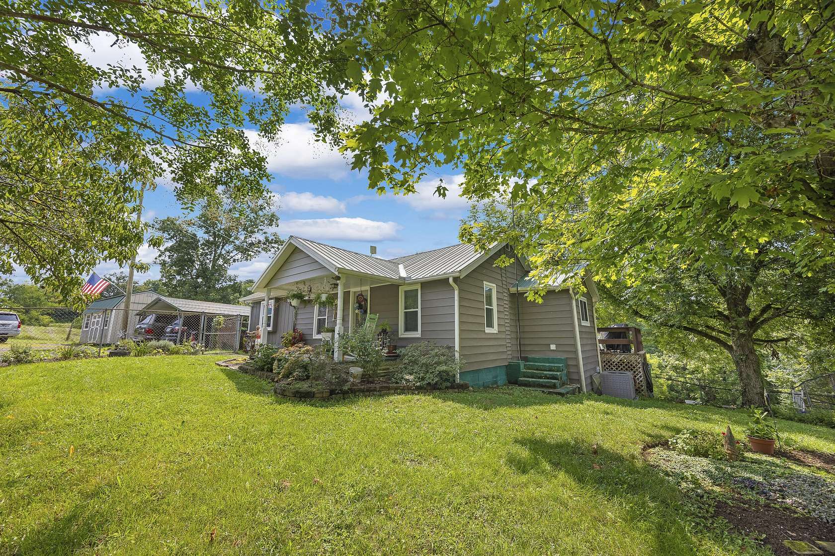 4.8 Acres of Land with Home for Sale in White Pine, Tennessee