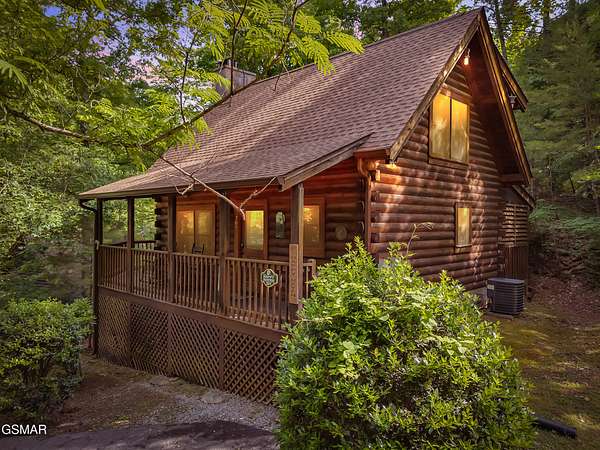 36.4 Acres of Recreational Land with Home for Sale in Pigeon Forge, Tennessee