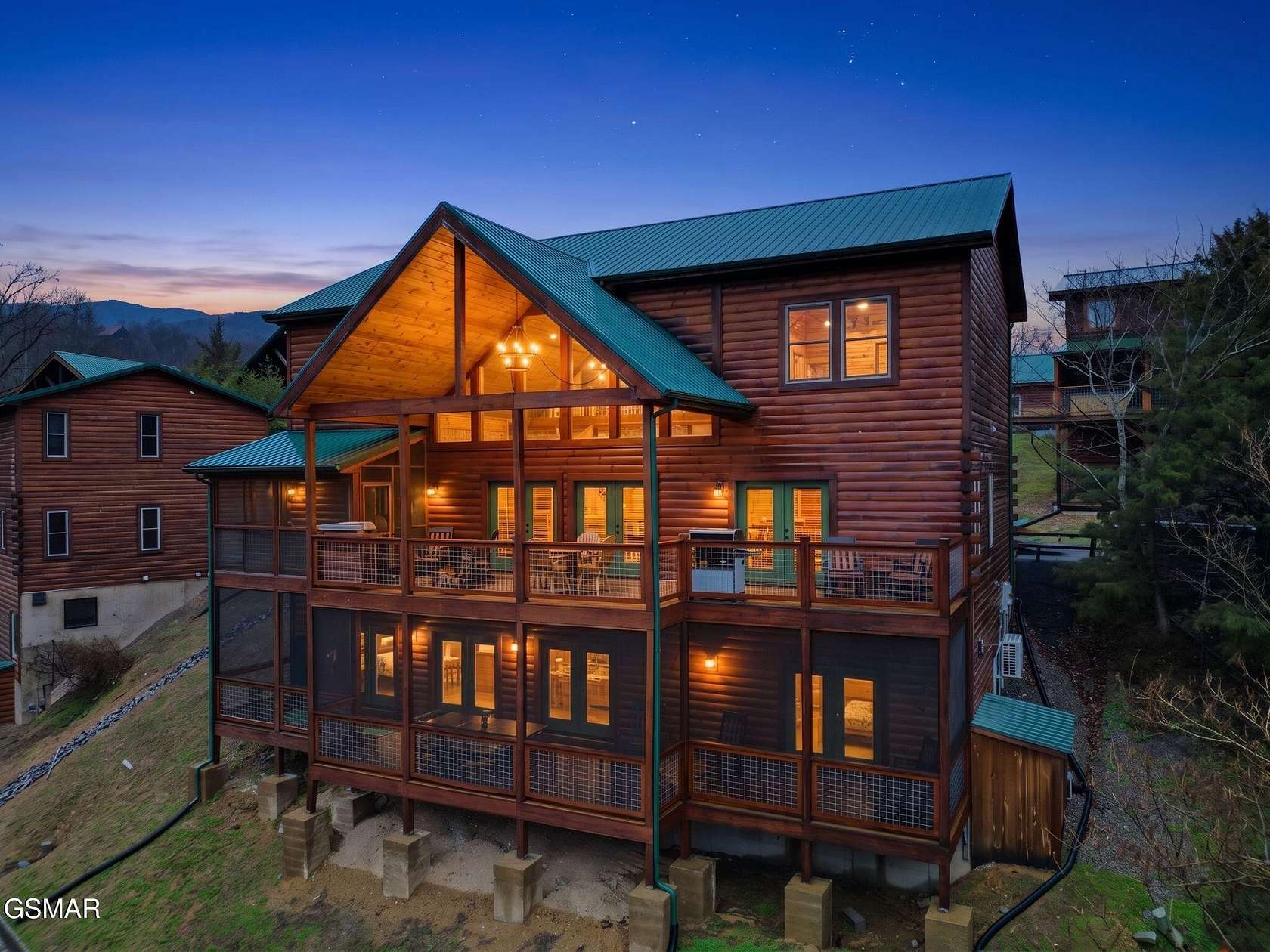 22.2 Acres of Land with Home for Sale in Pigeon Forge, Tennessee
