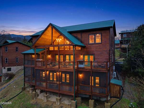 22.2 Acres of Land with Home for Sale in Pigeon Forge, Tennessee