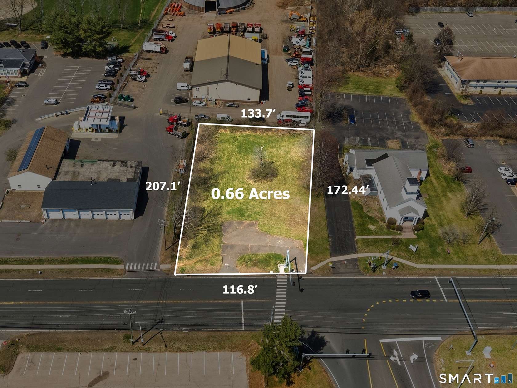 0.66 Acres of Commercial Land for Sale in Vernon, Connecticut
