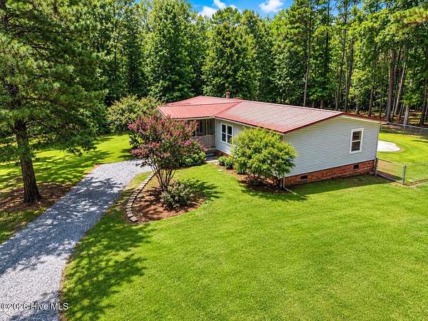 8.4 Acres of Land with Home for Sale in Maple Hill, North Carolina