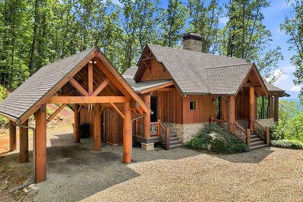 32 Acres of Recreational Land with Home for Sale in Murphy, North Carolina