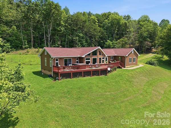 2.43 Acres of Land with Home for Sale in Leicester, North Carolina