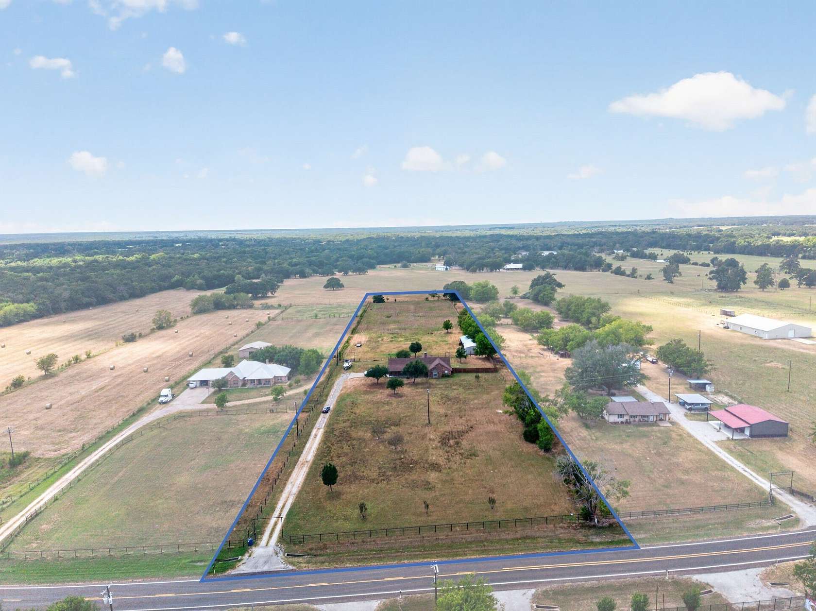 5 Acres of Land with Home for Sale in Kaufman, Texas