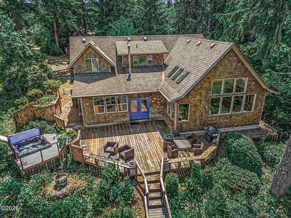 3.73 Acres of Land with Home for Sale in Waldport, Oregon