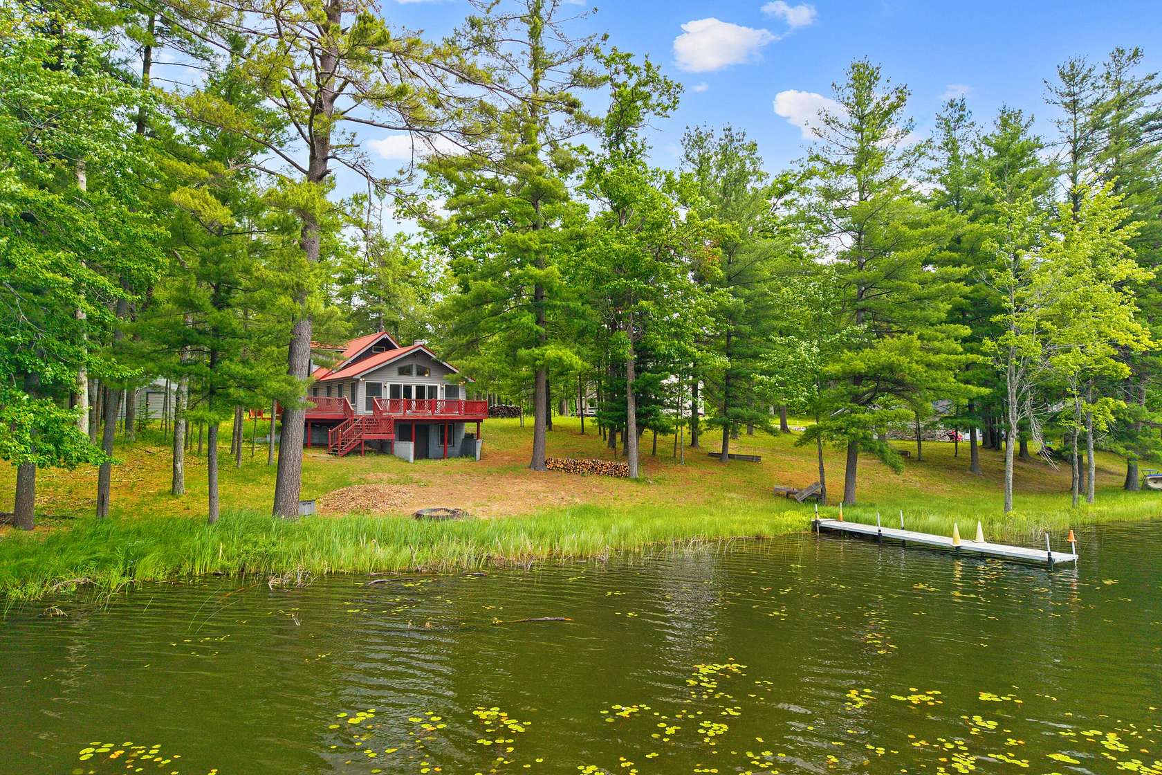 1.5 Acres of Land with Home for Sale in Lewiston, Michigan