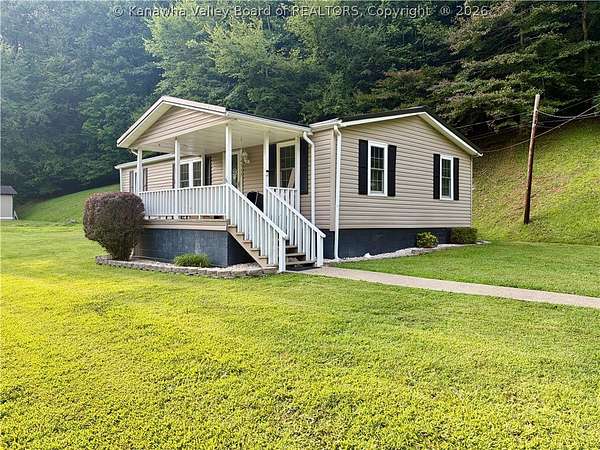 4 Acres of Land with Home for Sale in Madison, West Virginia
