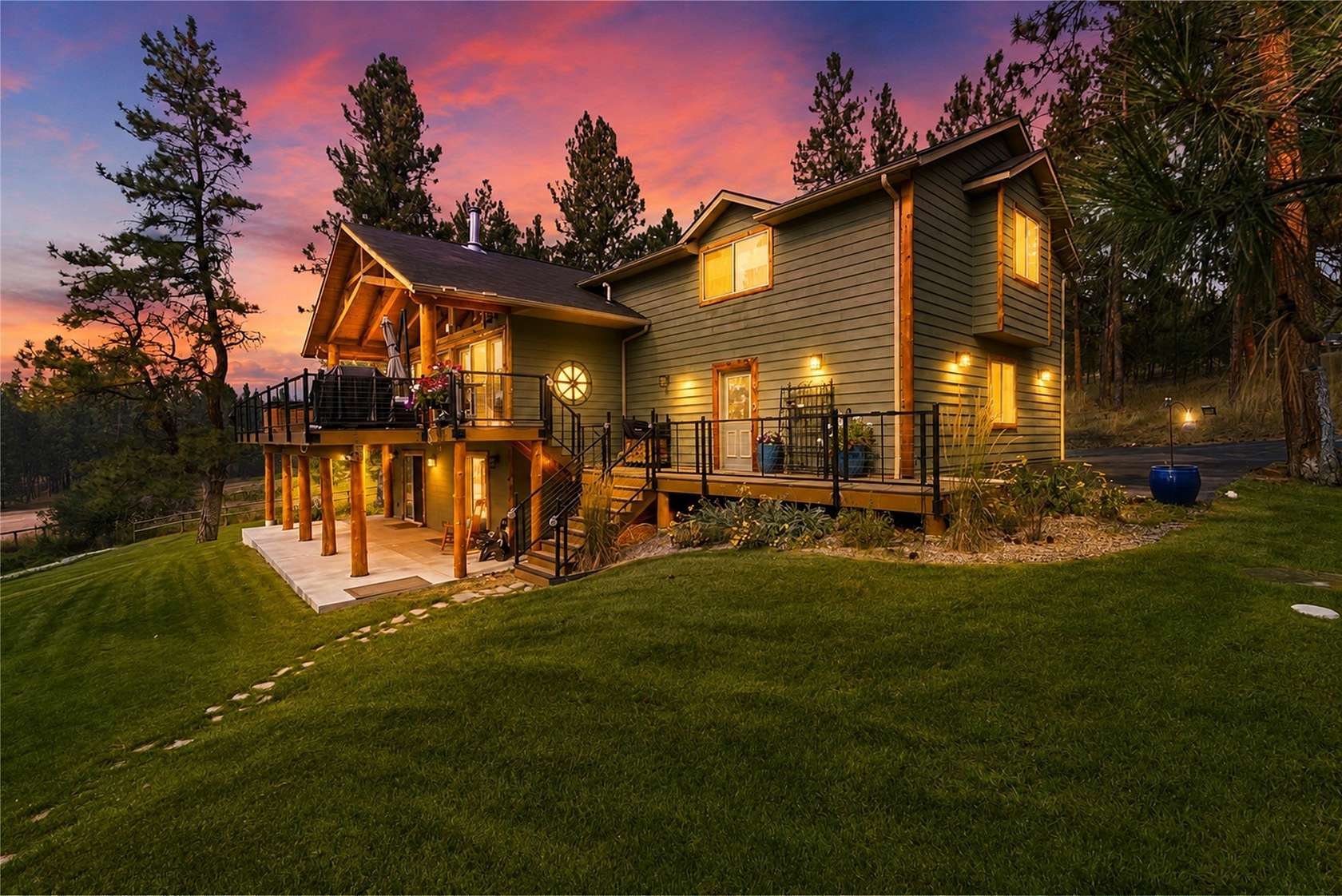 5.3 Acres of Land with Home for Sale in Stevensville, Montana